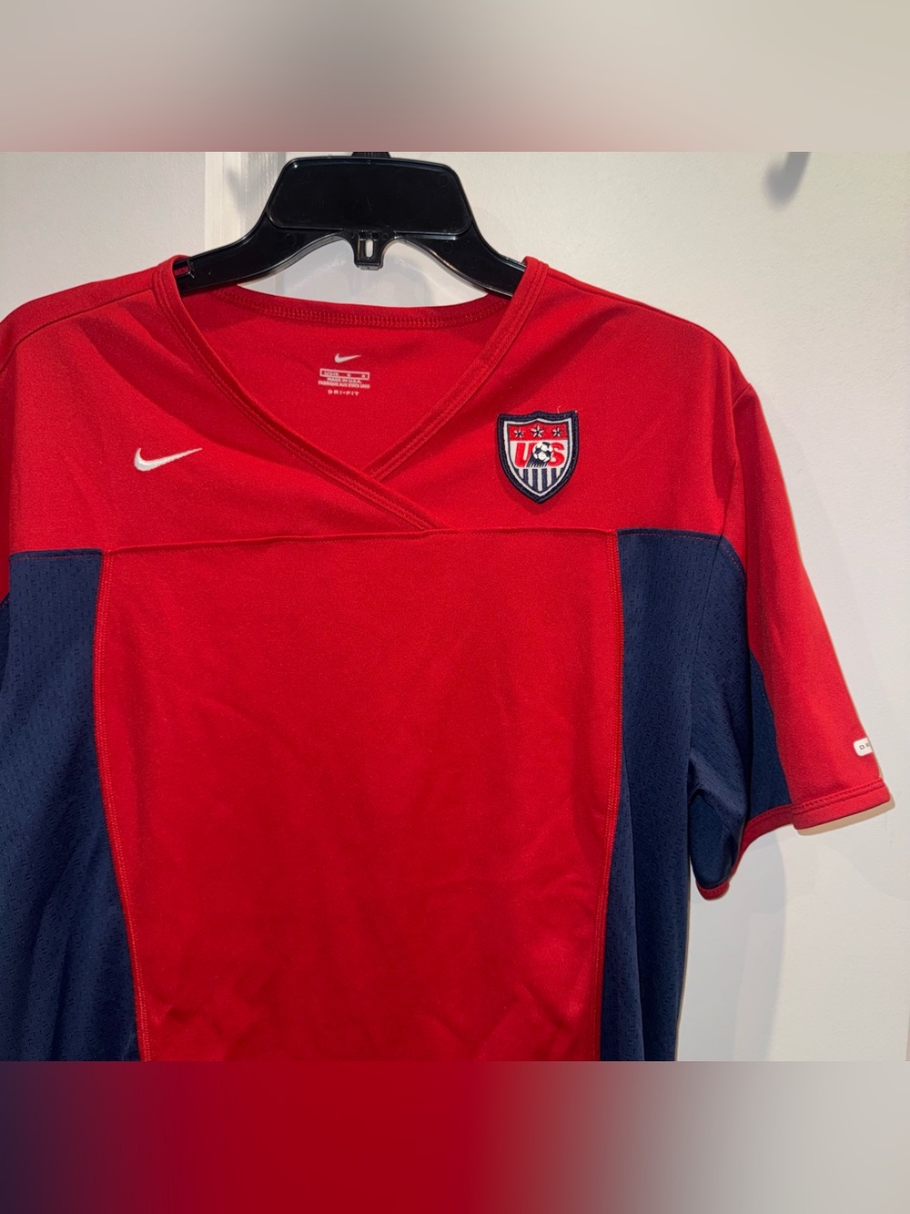 Vtg USA National Womens Soccer Team Nike Away Jersey Sz L Y2K 1999/2000